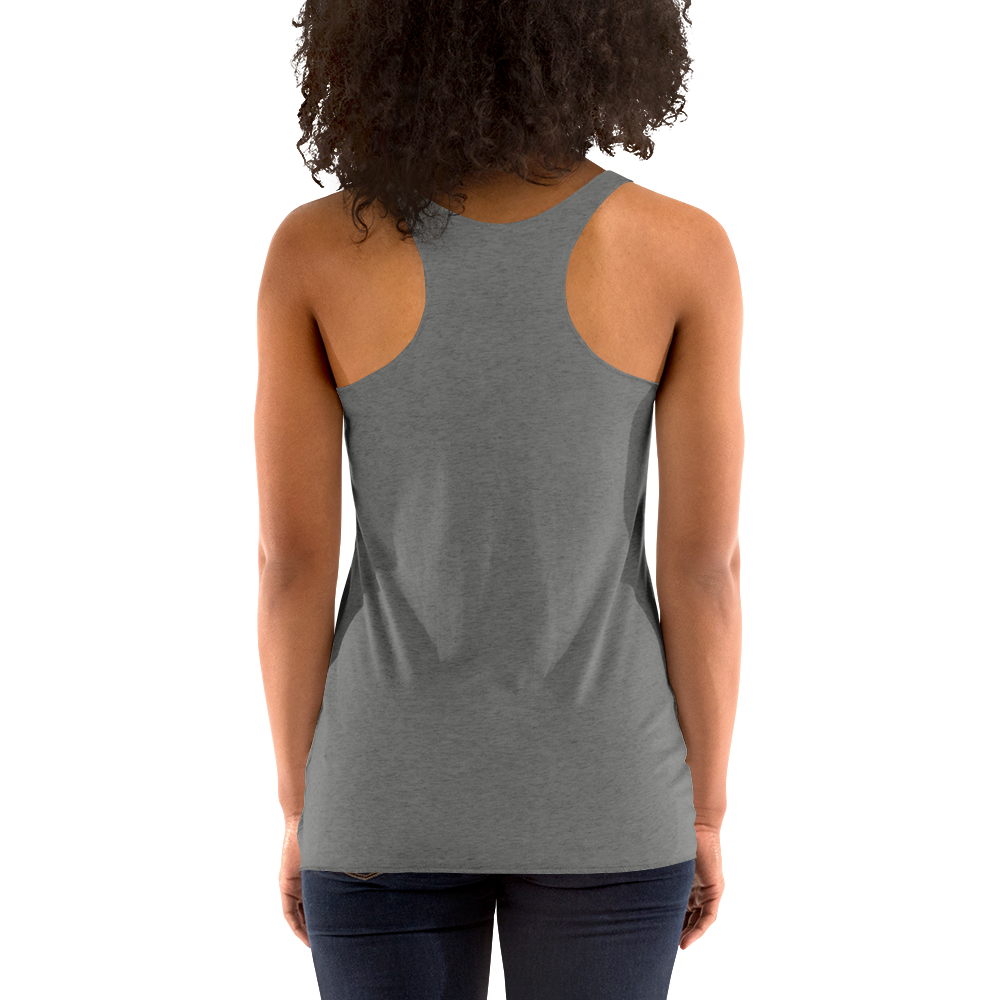 Kamala Harris "Screwing the People" Dark Next Level Racerback Tank