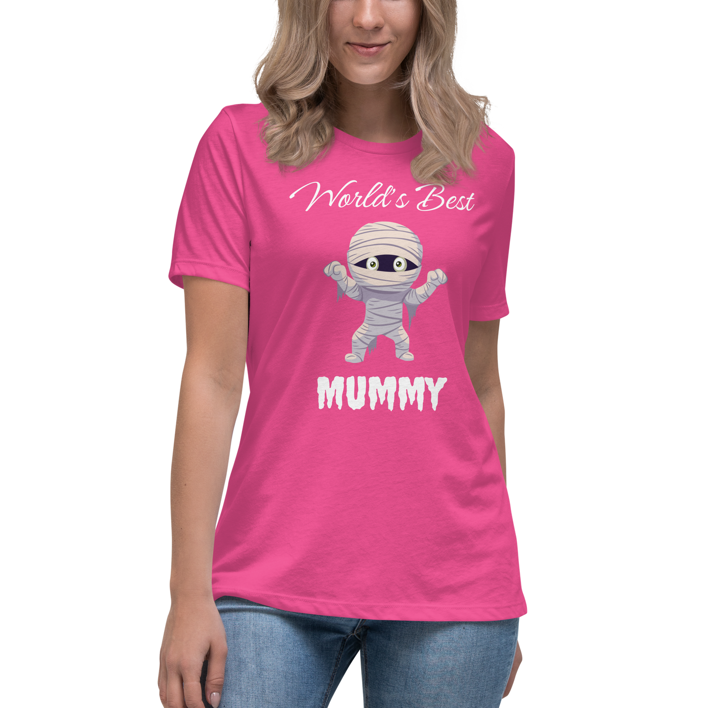 World's Best Mummy Women's Relaxed Dark Bella+Canvas T-Shirt