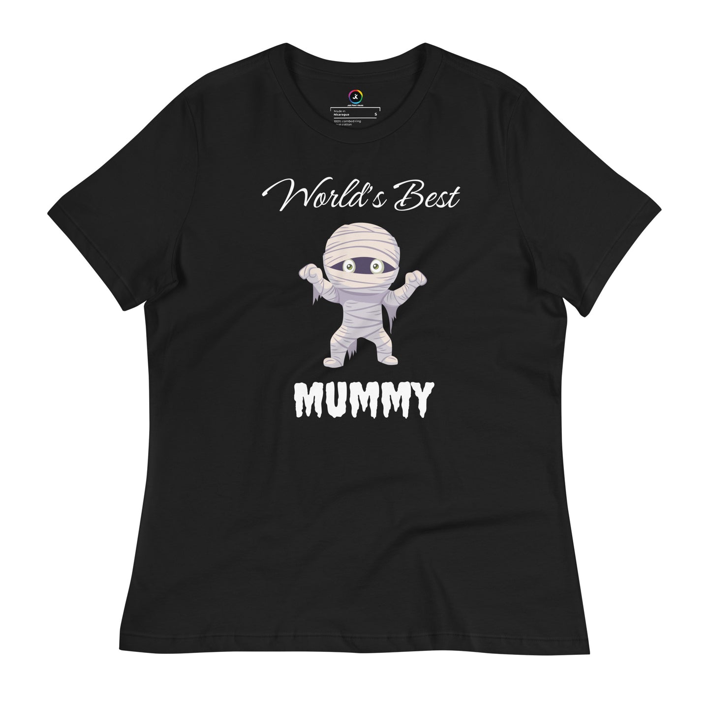 World's Best Mummy Women's Relaxed Dark Bella+Canvas T-Shirt