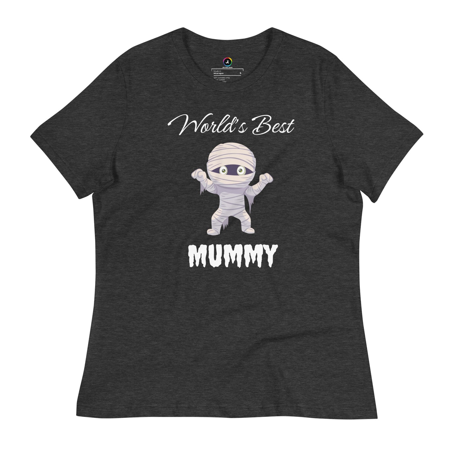 World's Best Mummy Women's Relaxed Dark Bella+Canvas T-Shirt