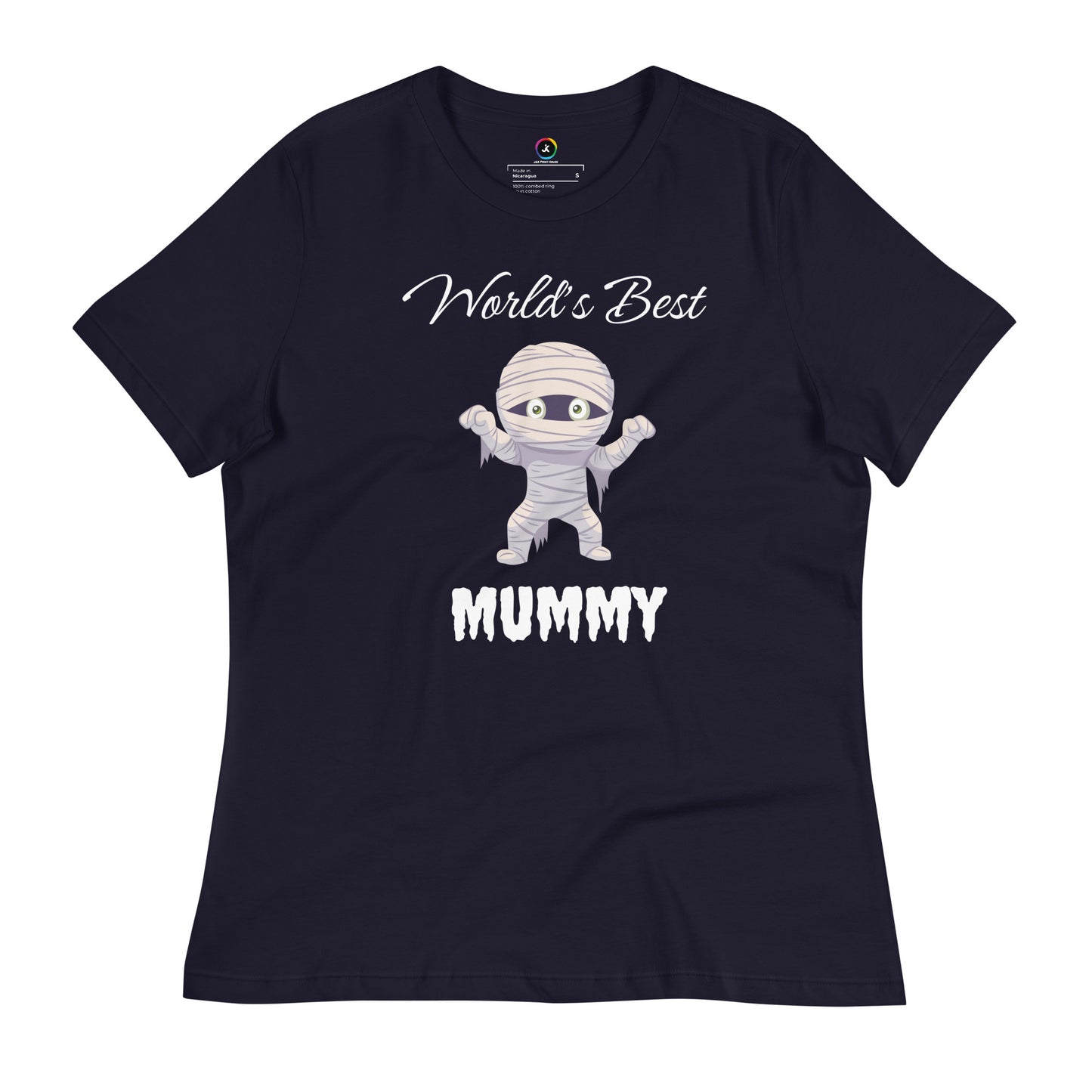 World's Best Mummy Women's Relaxed Dark Bella+Canvas T-Shirt