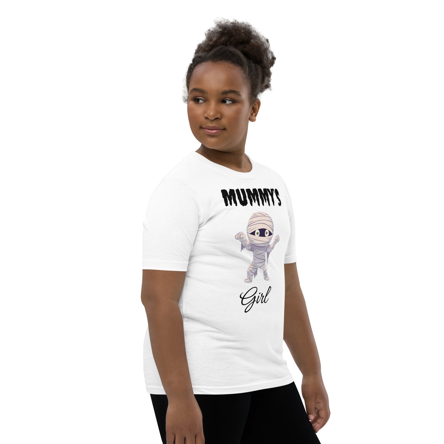 Mummy's Girl Light Halloween Youth Shirt