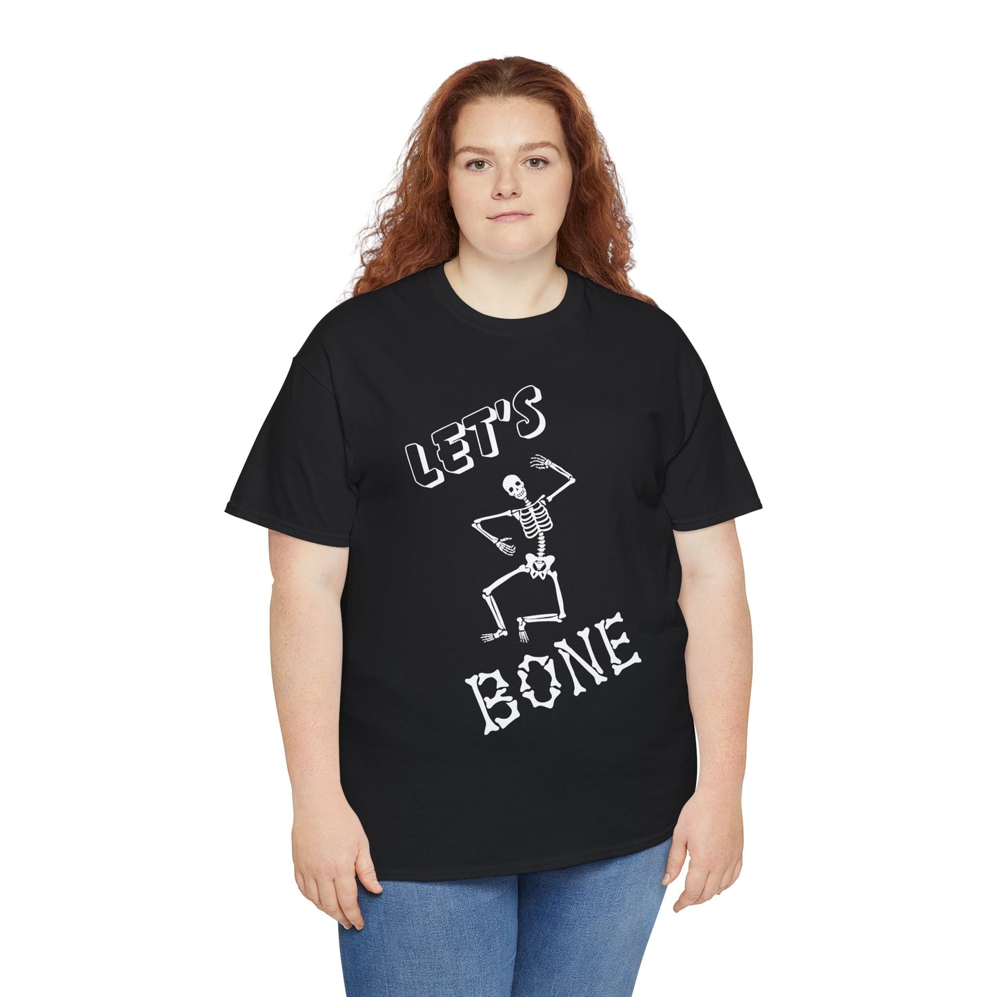 Let’s Bone Halloween Skeleton Gildan T-Shirt