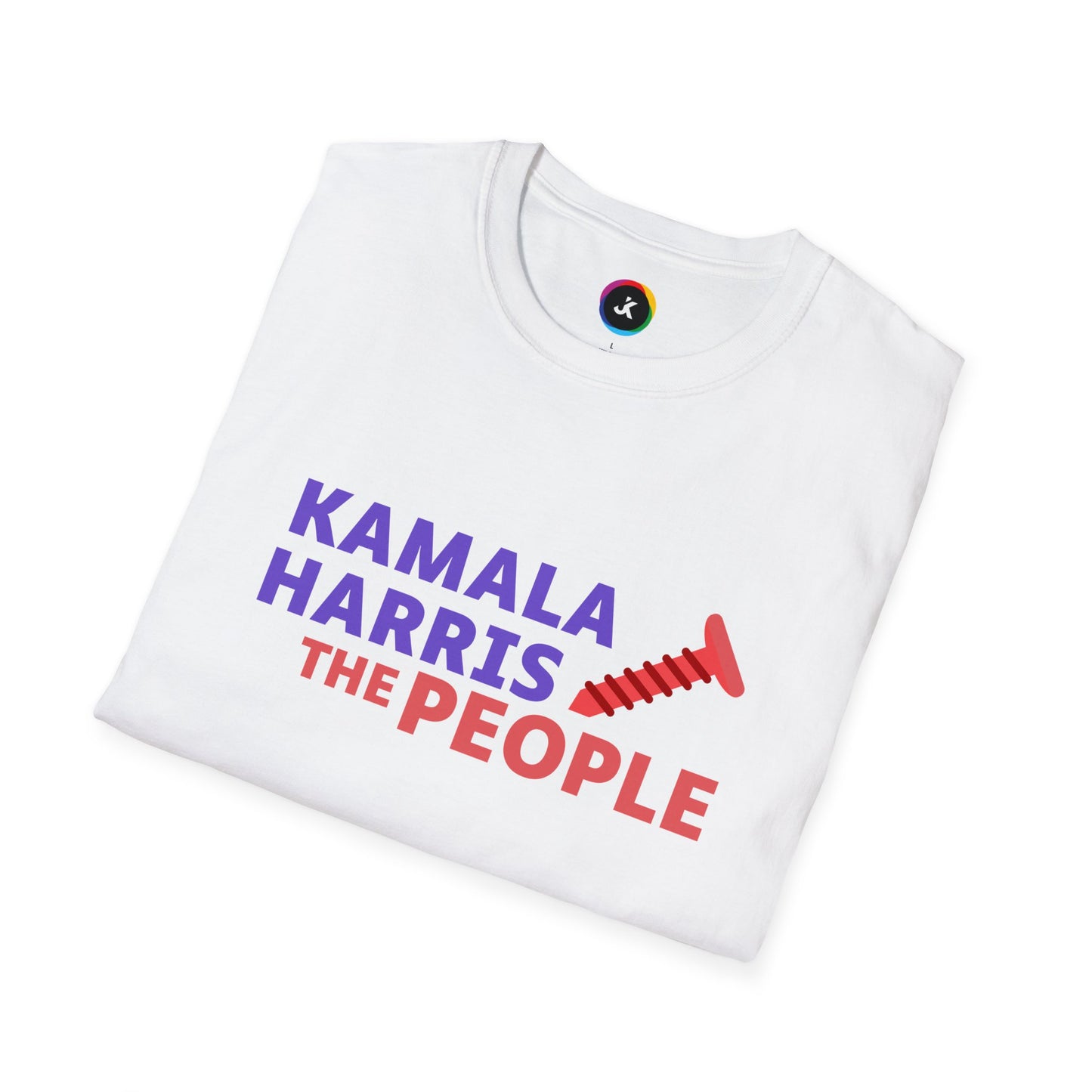 Kamala Harris 2024 “Screwing the People” Gildan Softstyle T-Shirt