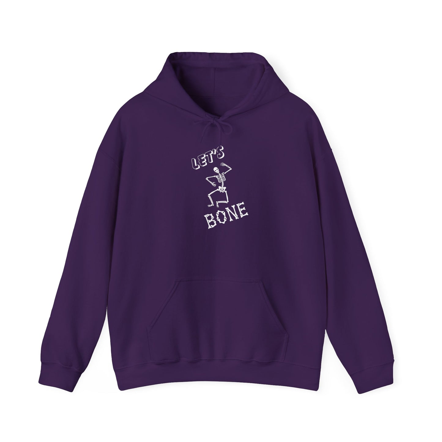 Let's Bone Skeleton Halloween Gildan Hoodie