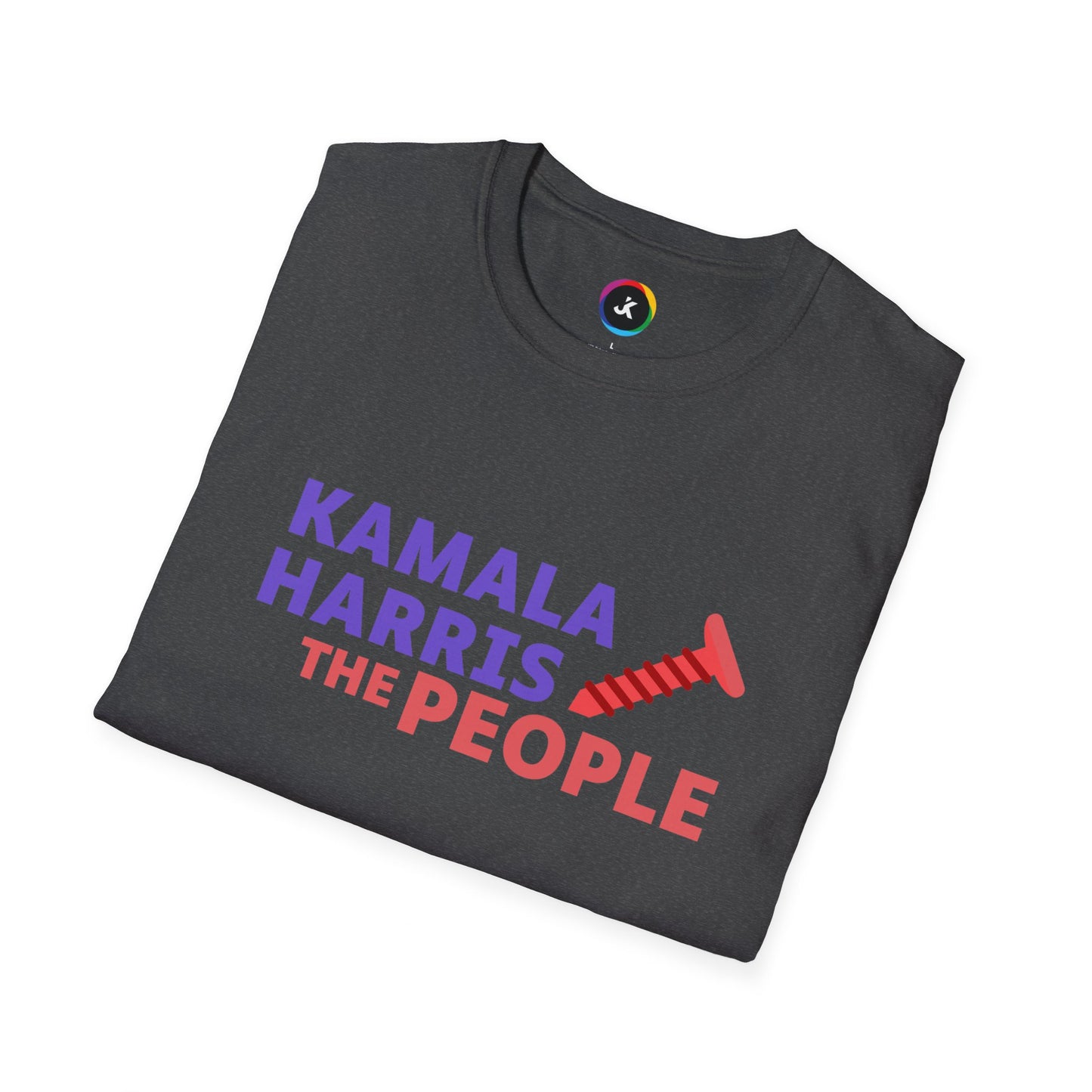 Kamala Harris 2024 “Screwing the People” Gildan Softstyle T-Shirt