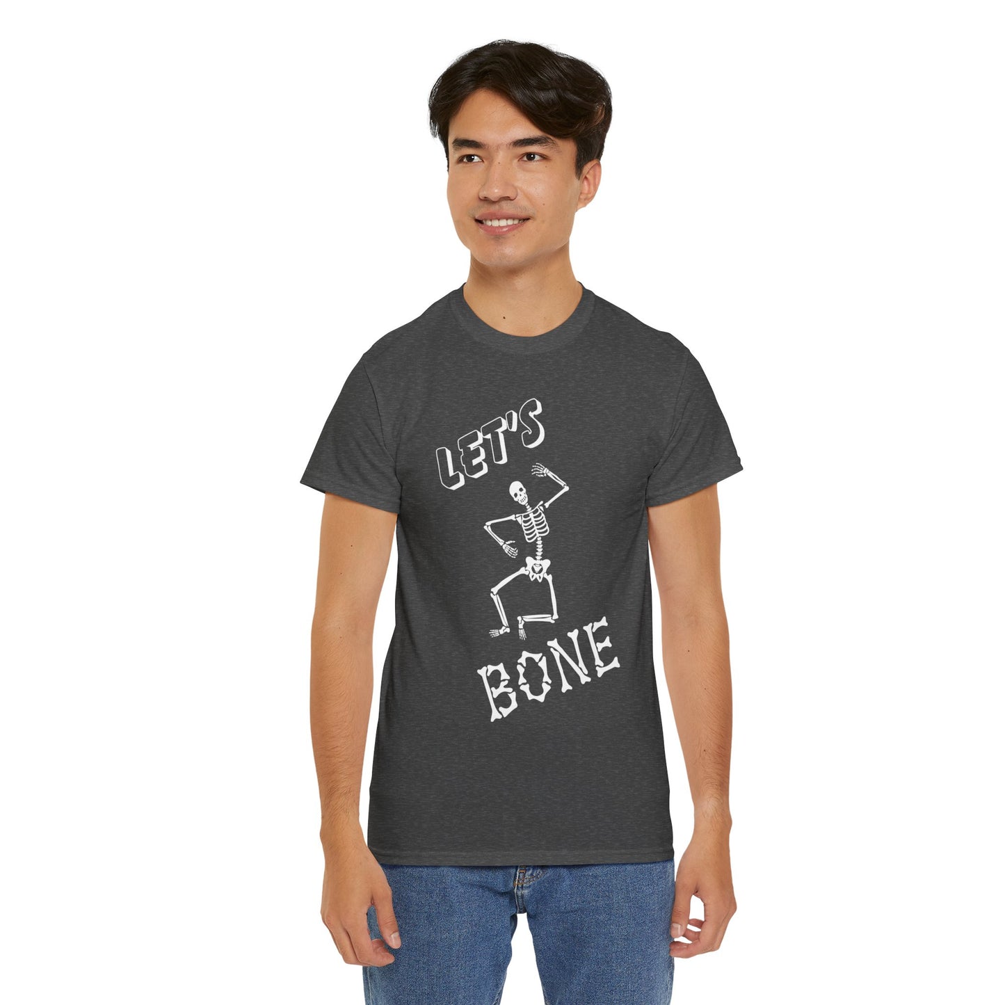 Let’s Bone Halloween Skeleton Gildan T-Shirt