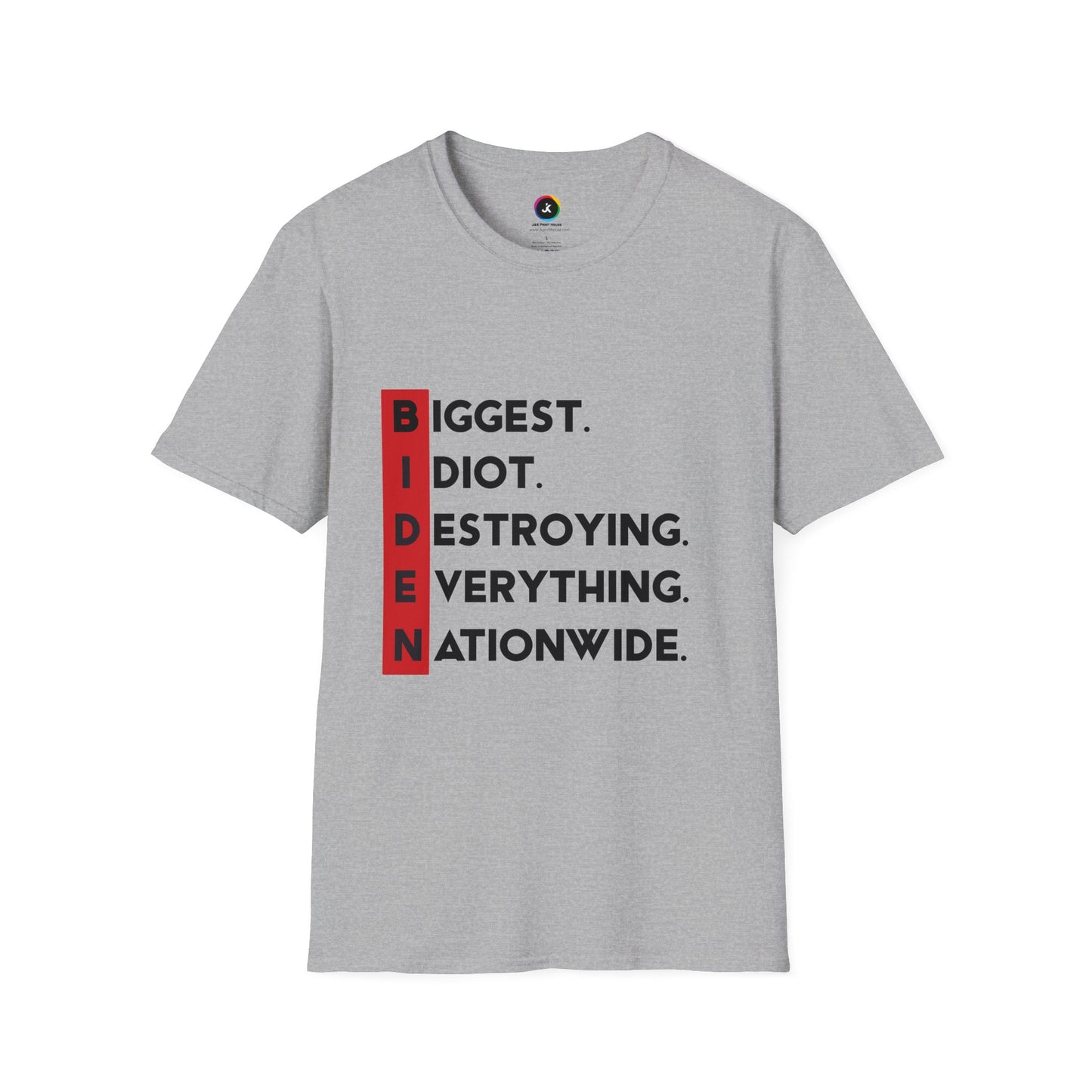 Biden Acronym Politically Incorrect - Premium Soft-Style T-Shirt