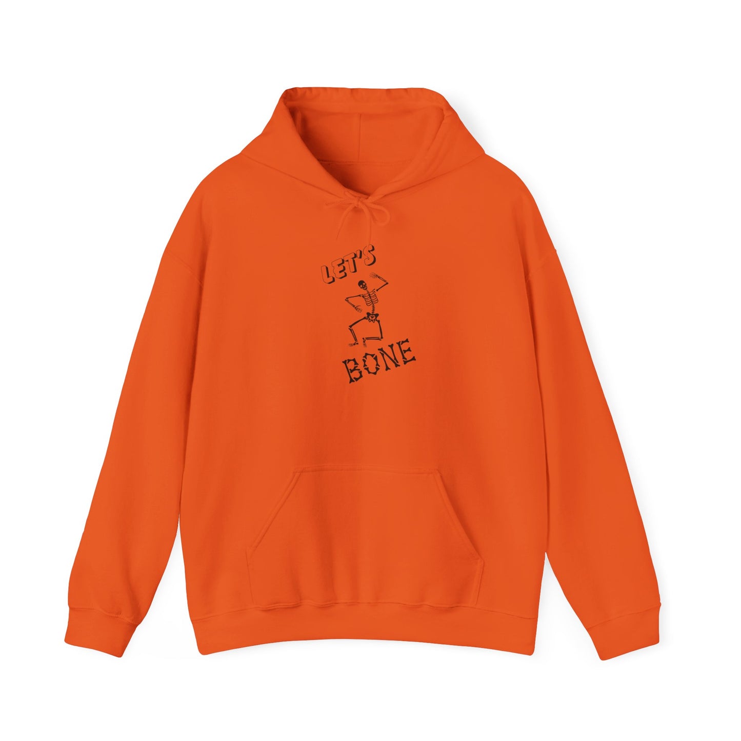 Let's Bone Skeleton Halloween Gildan Hoodie