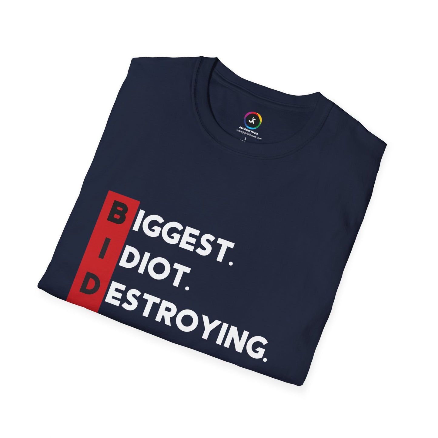 Biden Acronym Politically Incorrect - Premium Dark Soft-Style T-Shirt