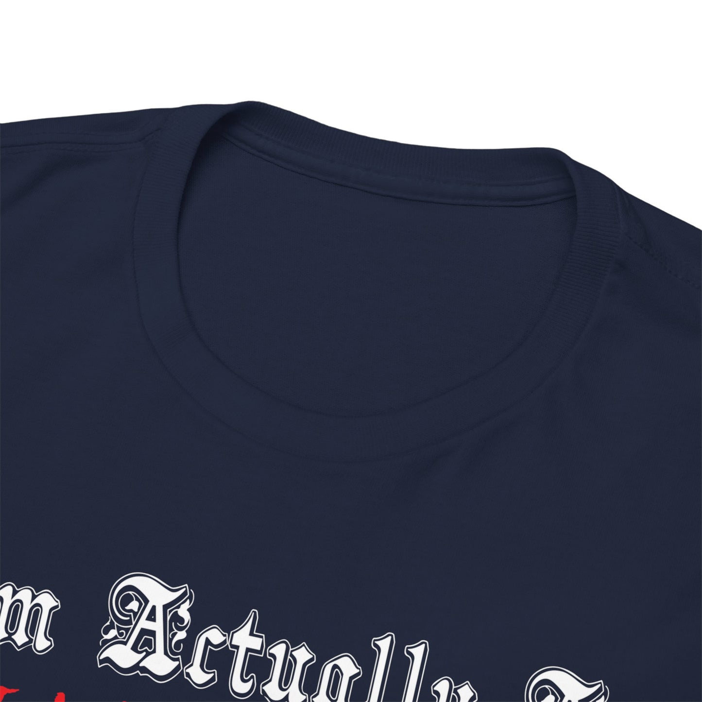 I'm Actually a Vampire Halloween Gildan T-Shirt | Funny Vampire Costume Tee