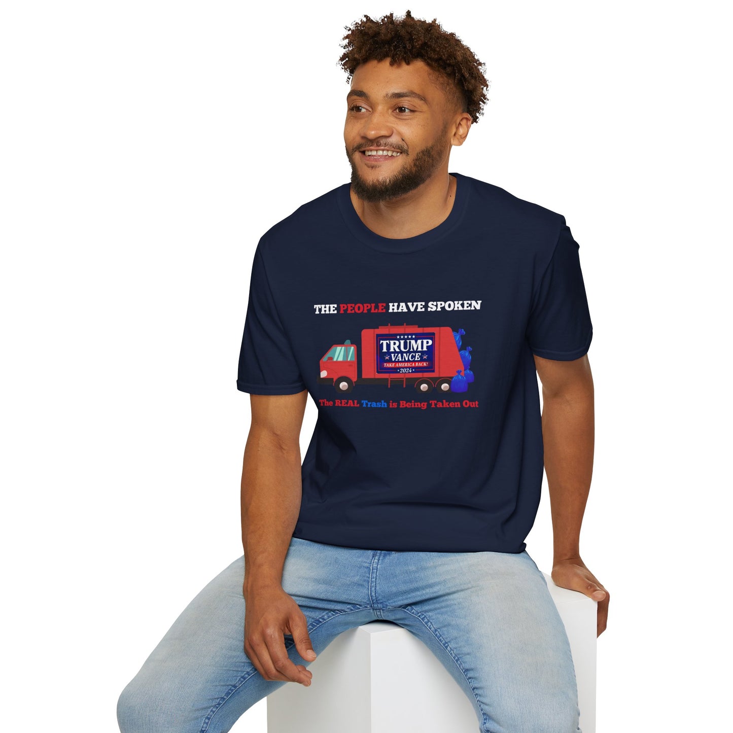 The People Have Spoken – Real Trash Taken Out Trump 2024 Election T-Shirt