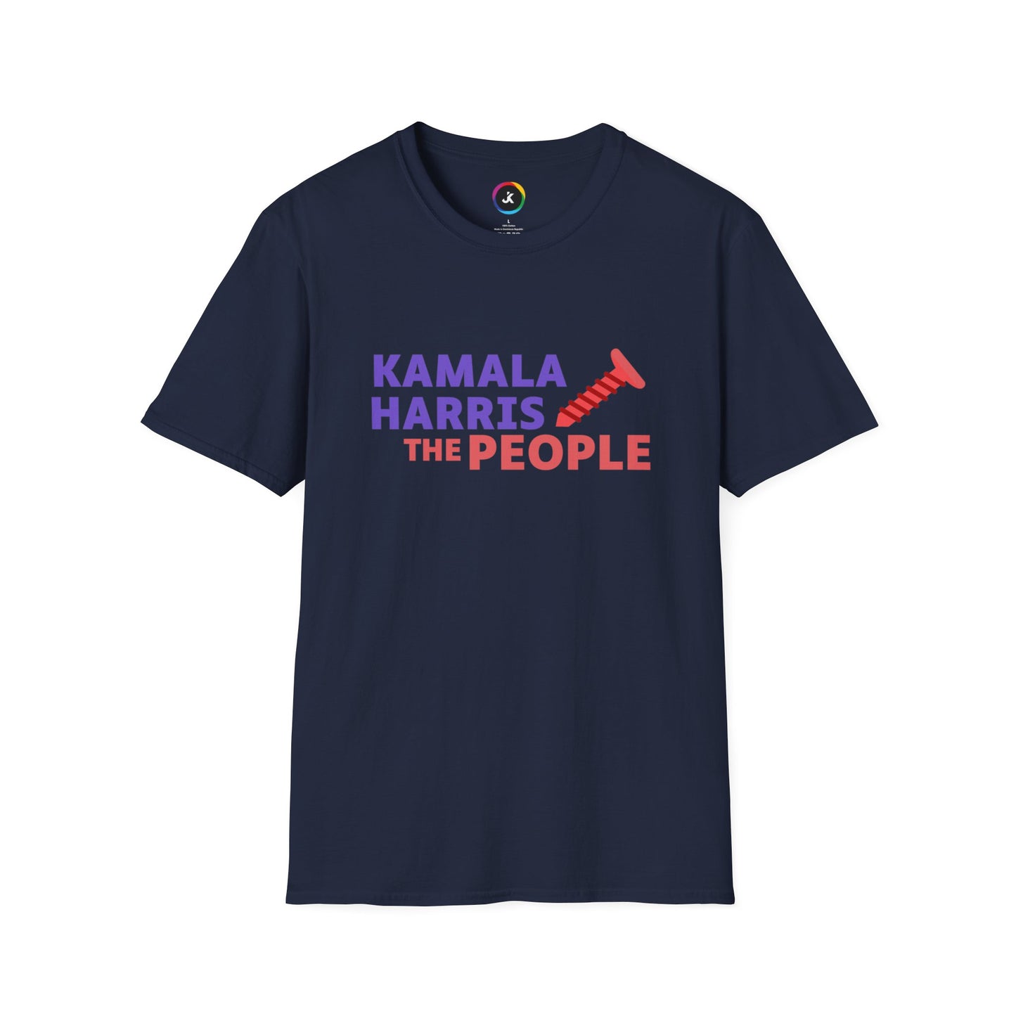 Kamala Harris 2024 “Screwing the People” Gildan Softstyle T-Shirt