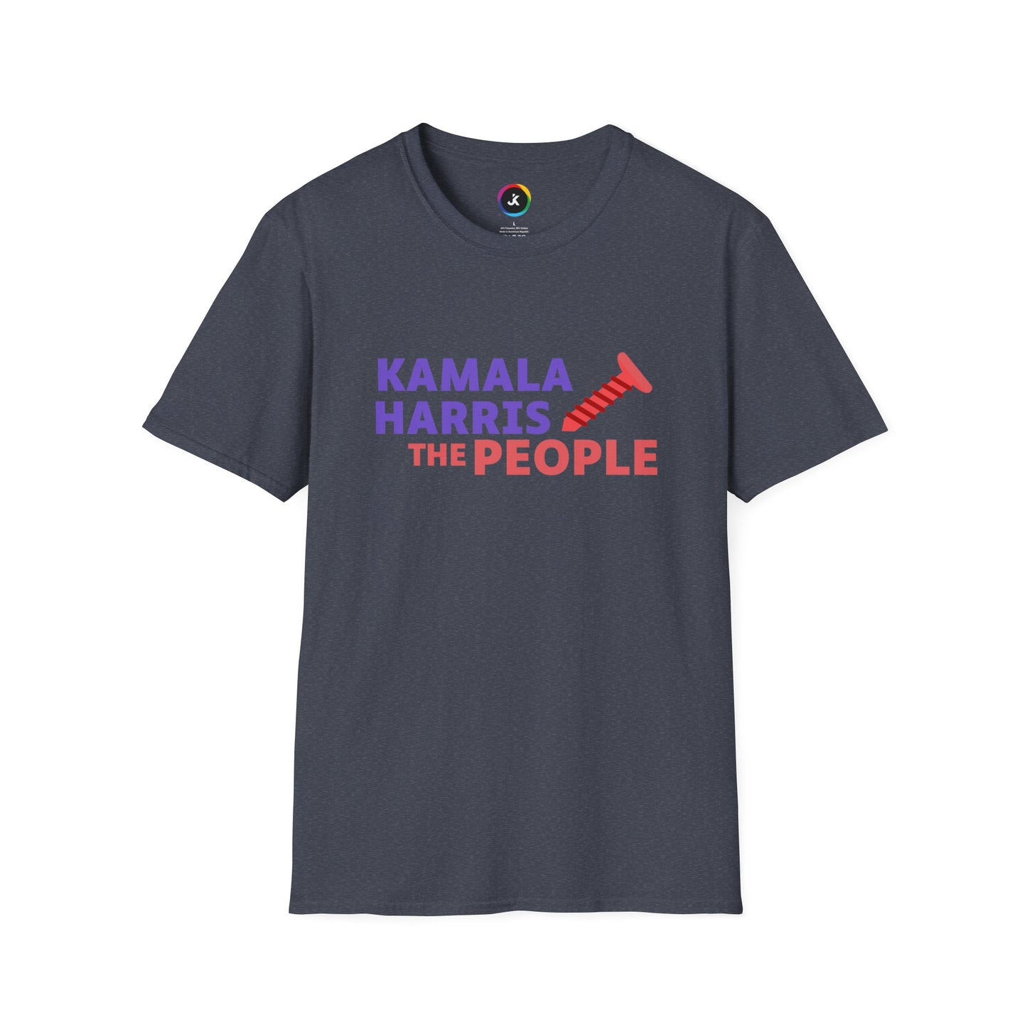 Kamala Harris 2024 “Screwing the People” Gildan Softstyle T-Shirt