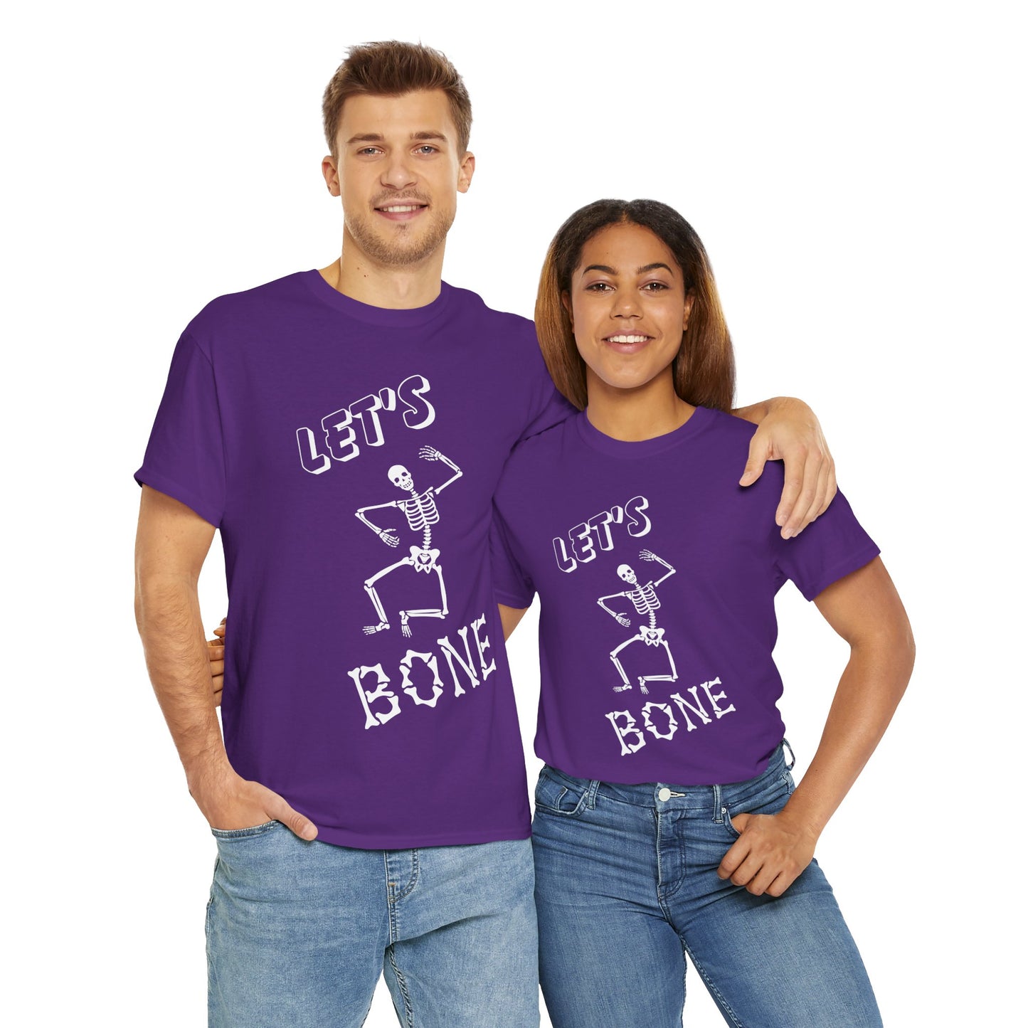 Let’s Bone Halloween Skeleton Gildan T-Shirt