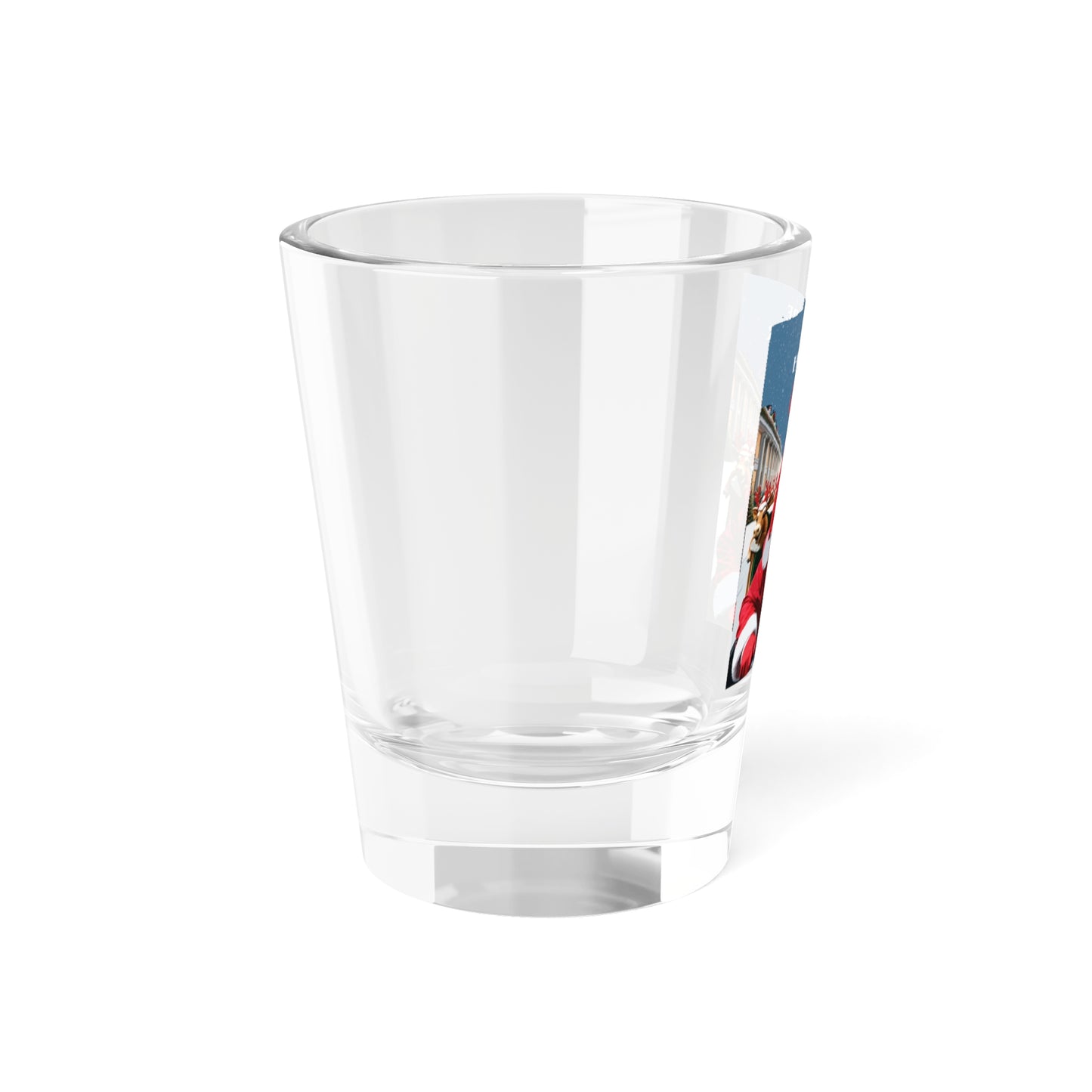 Trump 2024 "I'll Be Home for Christmas" Santa Shot Glass, 1.5oz – Limited Edition Collectible