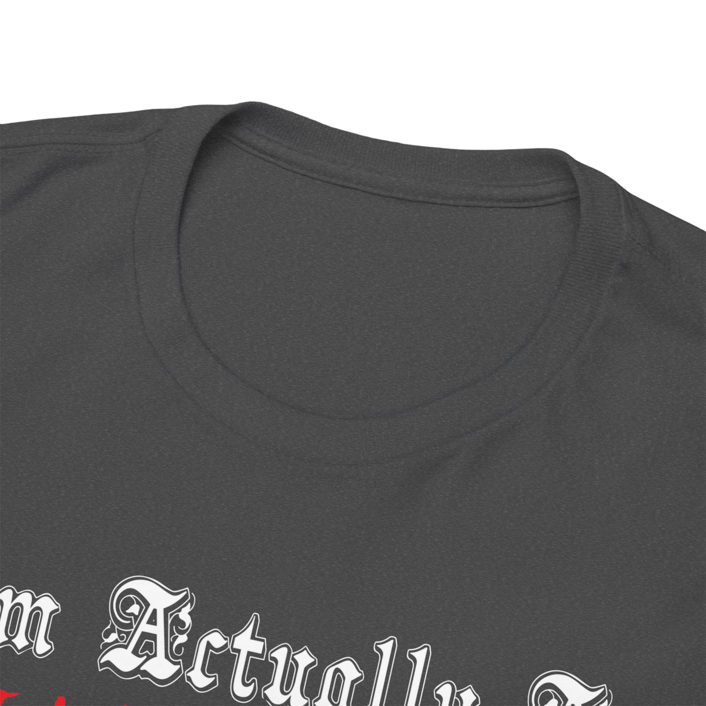 I'm Actually a Vampire Halloween Gildan T-Shirt | Funny Vampire Costume Tee