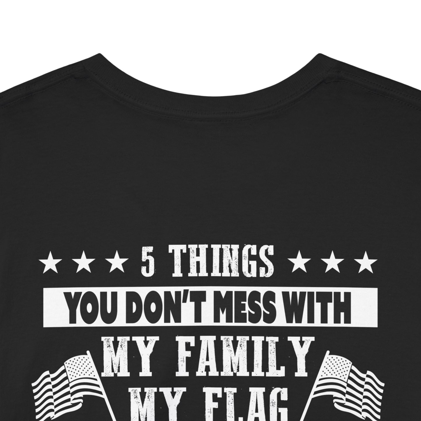 5 Things You Don't Mess With - Premium Dark T-Shirt
