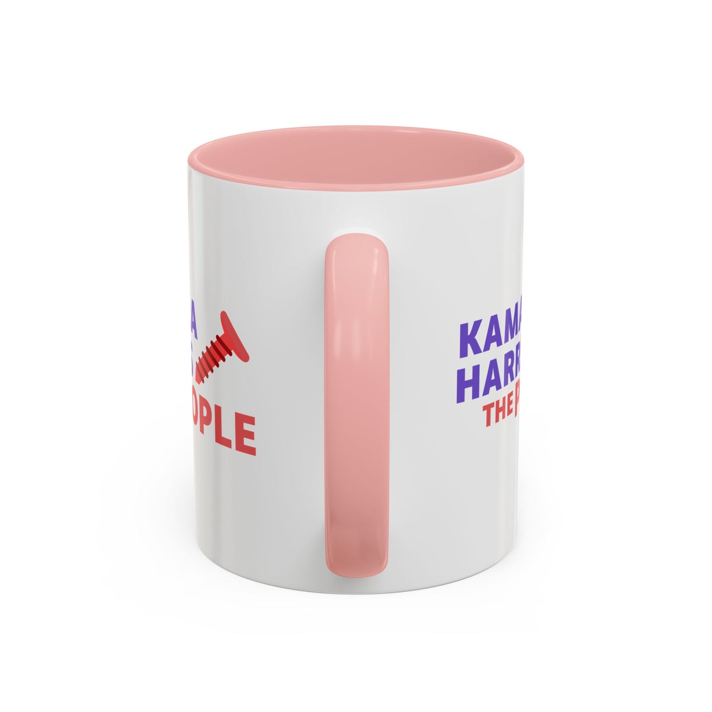 Kamala Harris "Screwing the People" Accent Coffee Mug – 11oz & 15oz