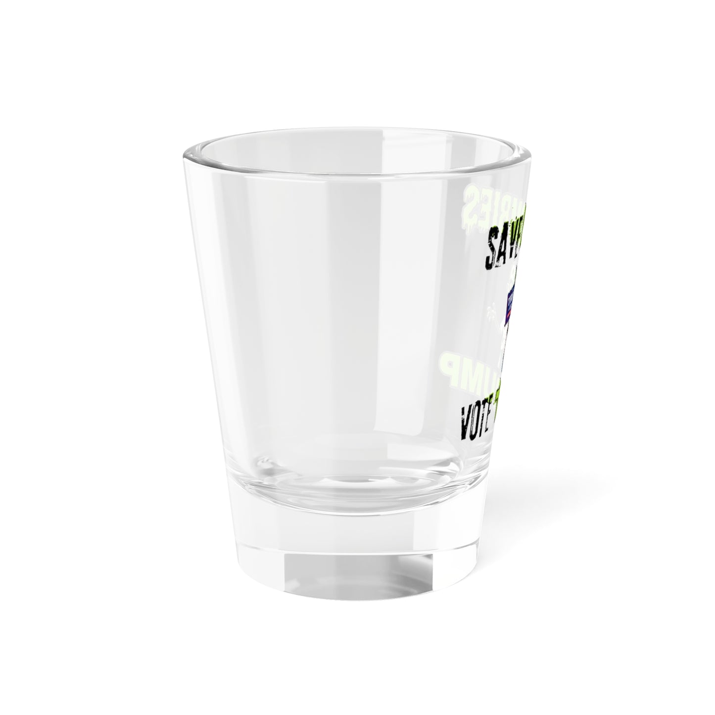 Limited Edition Trump Zombie 2024 Shot Glass, 1.5oz – Exclusive Halloween & Election Crossover Collectible