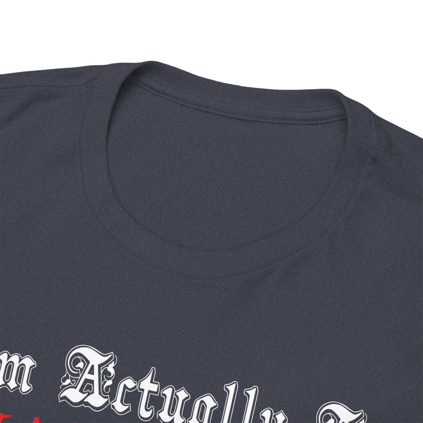 I'm Actually a Vampire Halloween Gildan T-Shirt | Funny Vampire Costume Tee