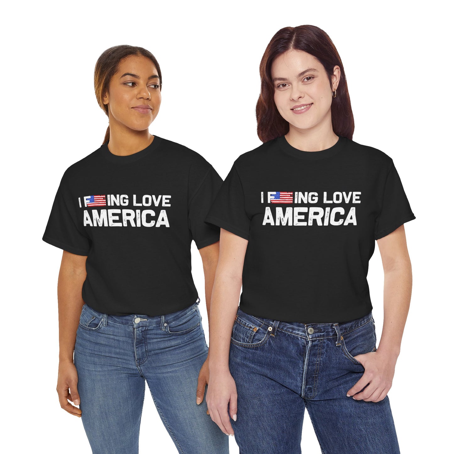 F***ing Love America - Premium Standard Dark T-Shirt