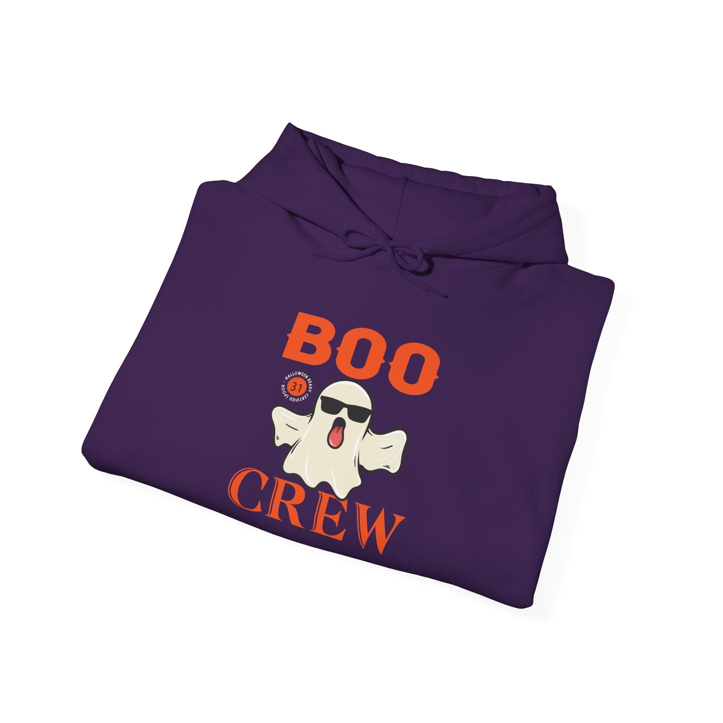 Boo Crew Halloween Hoodie | Spooky Season Ghost Sweatshirt