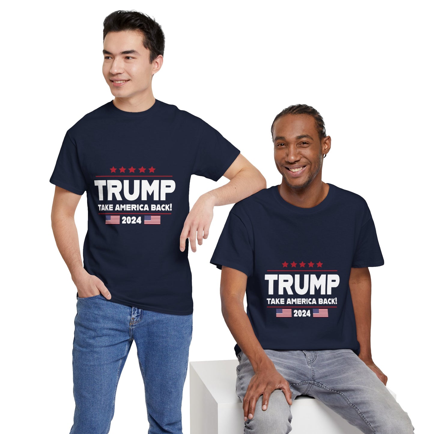 Trump Take America Back - Premium Black T-Shirt