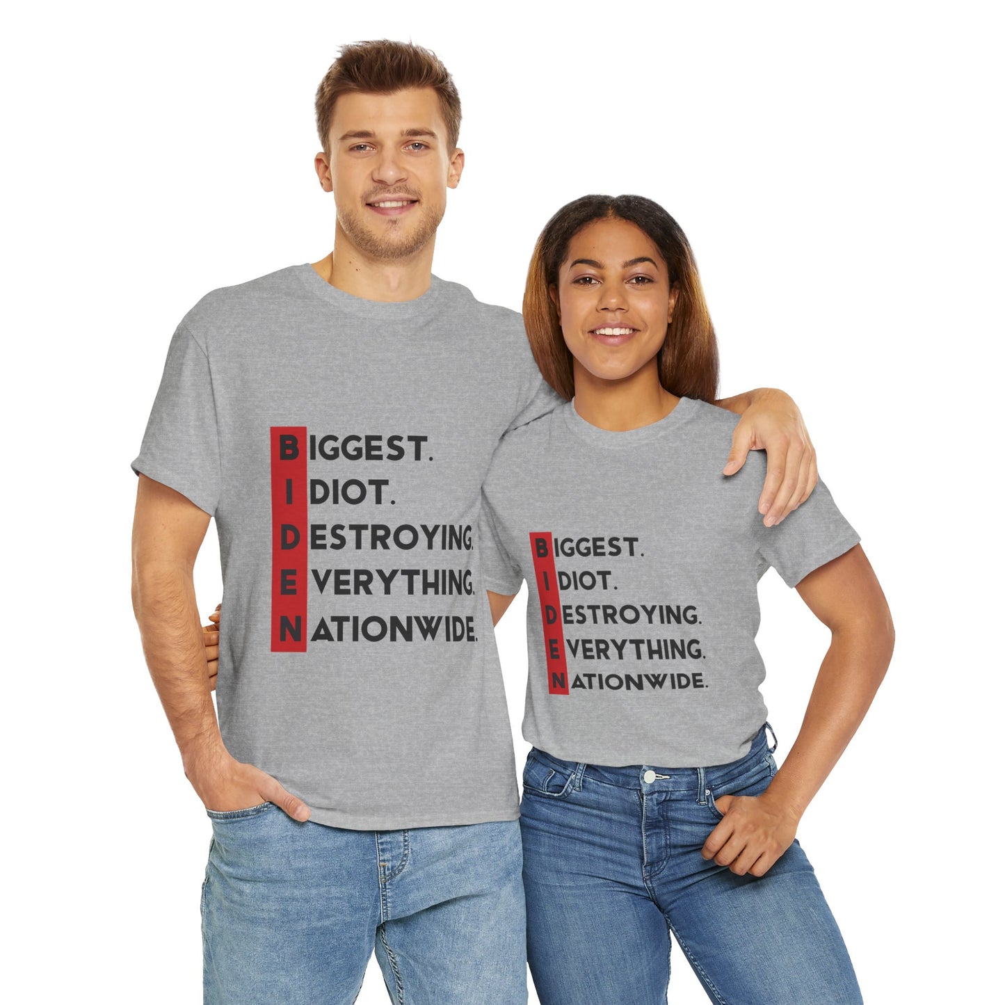Biden Acronym Politically Incorrect - Premium Light T-Shirt