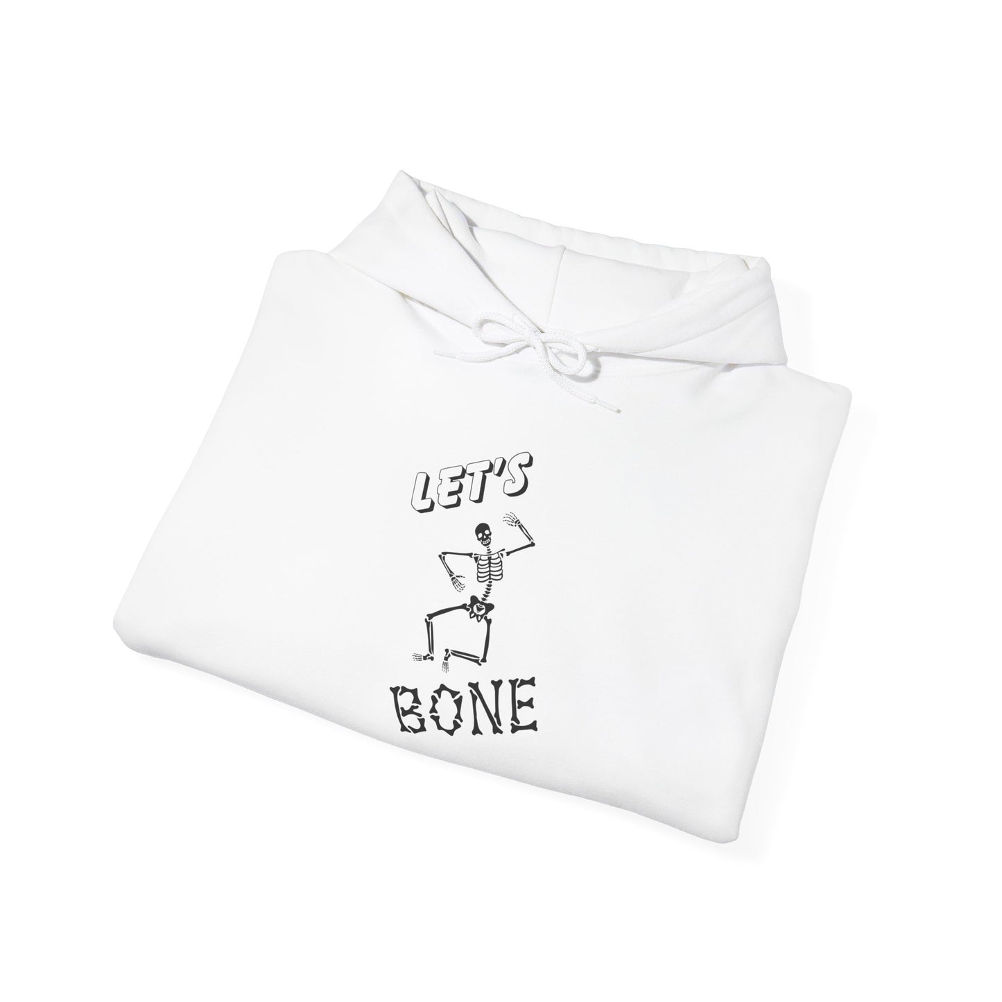 Let's Bone Skeleton Halloween Gildan Hoodie