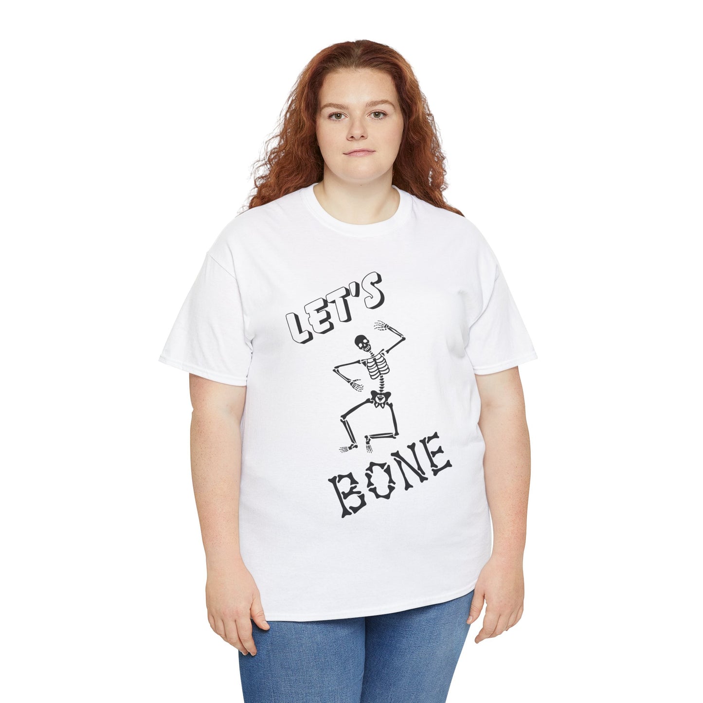 Let’s Bone Halloween Skeleton Gildan T-Shirt