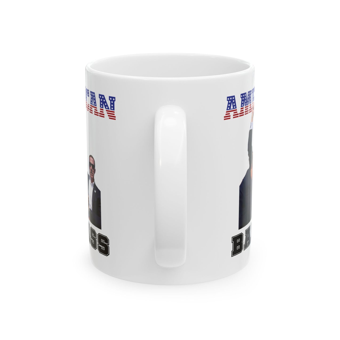 Pro-Trump American Badass Ceramic Mug (11oz, 15oz)