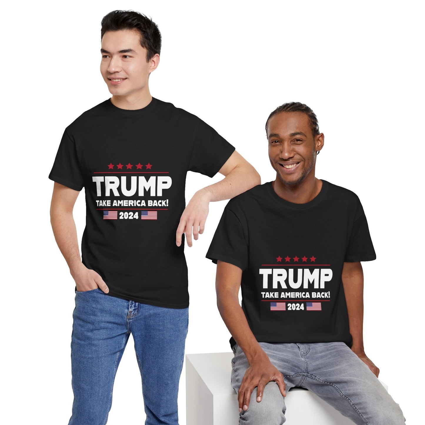 Trump Take America Back - Premium Black T-Shirt