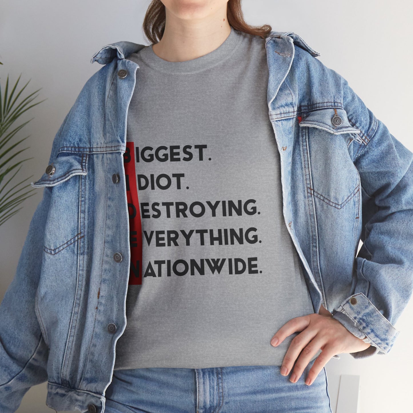 Biden Acronym Politically Incorrect - Premium Light T-Shirt