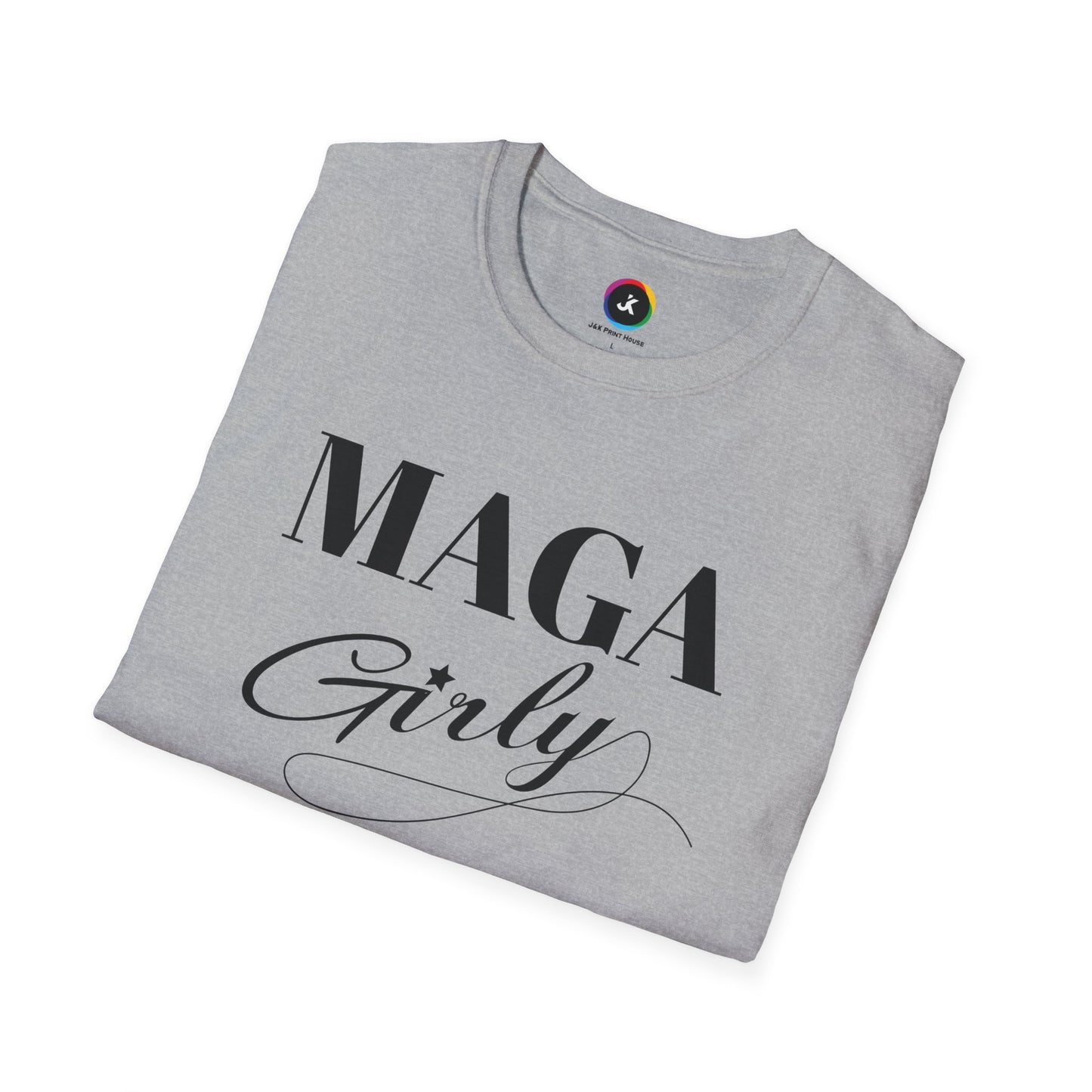 MAGA Girly Pro Trump Gildan Softstyle Shirt