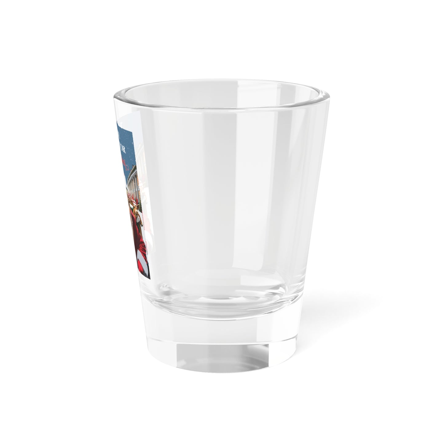 Trump 2024 "I'll Be Home for Christmas" Santa Shot Glass, 1.5oz – Limited Edition Collectible