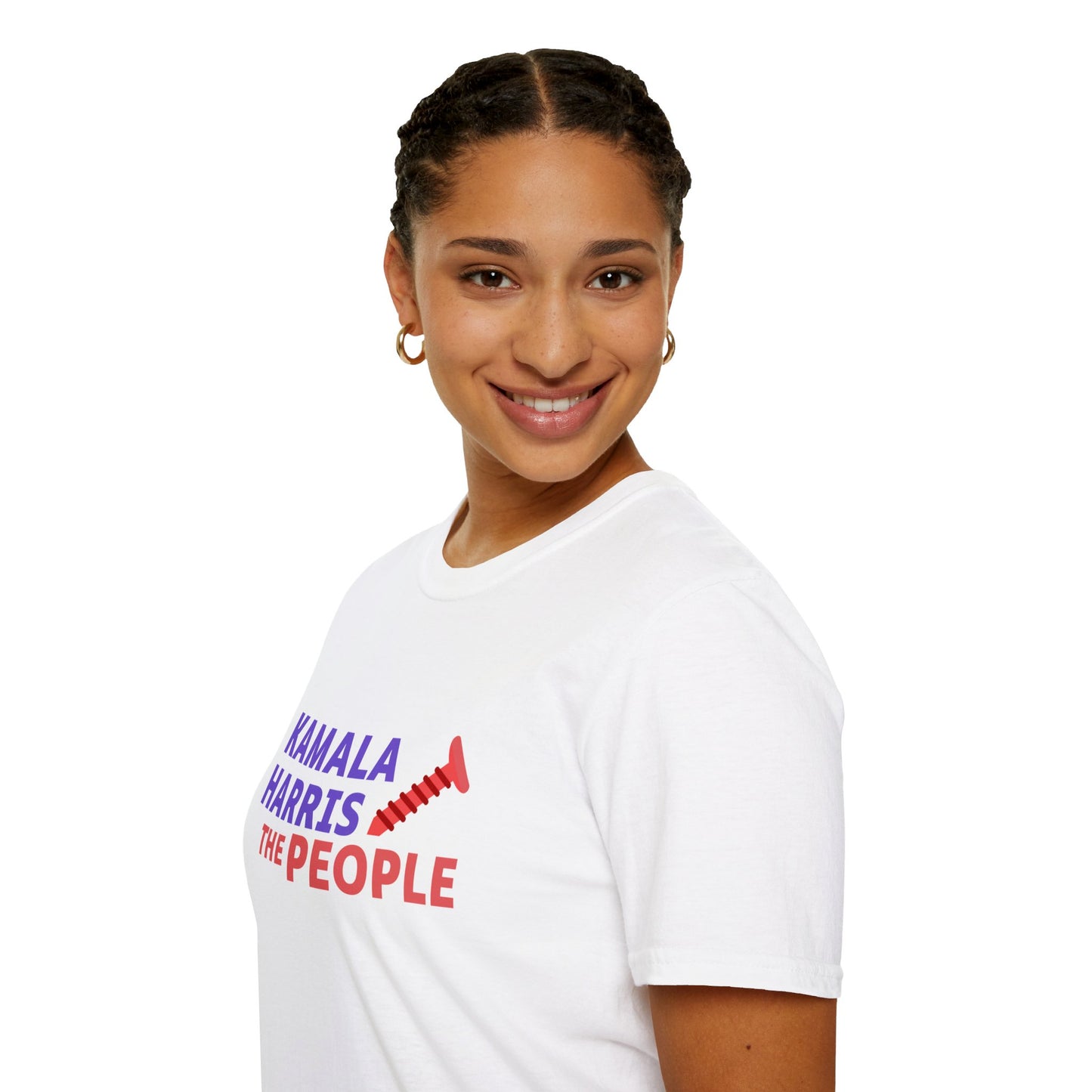 Kamala Harris 2024 “Screwing the People” Gildan Softstyle T-Shirt
