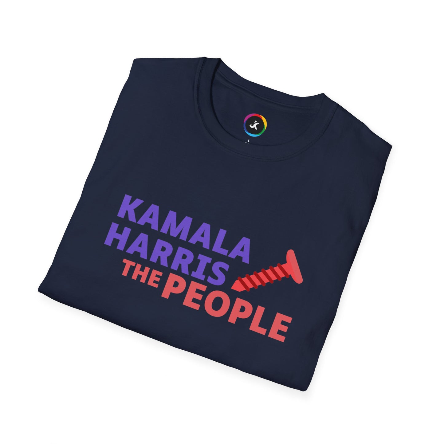 Kamala Harris 2024 “Screwing the People” Gildan Softstyle T-Shirt