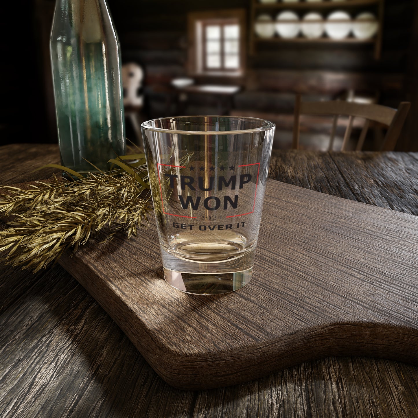 Limited Edition Trump Won 2024 Shot Glass 1.5oz – Celebrate the Victory with This Exclusive Collectible