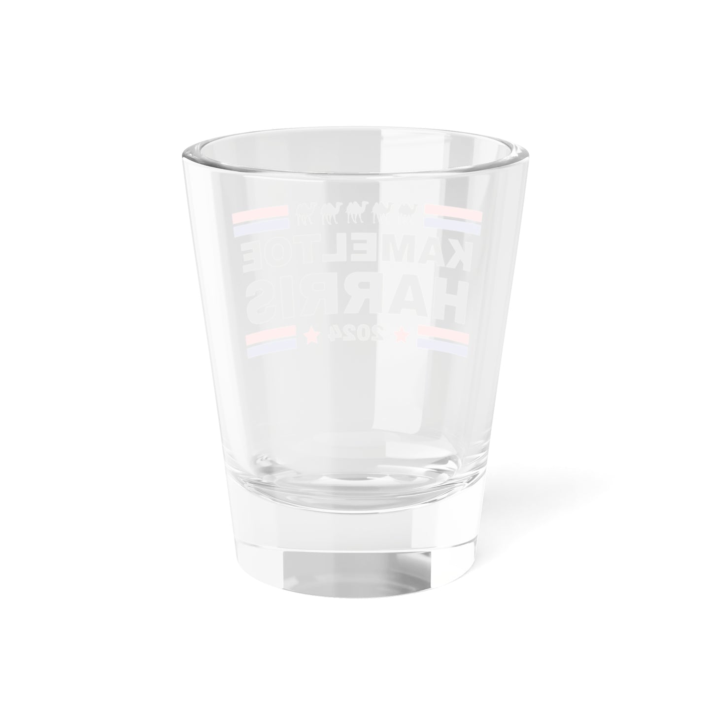 Kameltoe Harris 2024 Shot Glass,  1.5oz – Funny Pro-Trump Political Gift