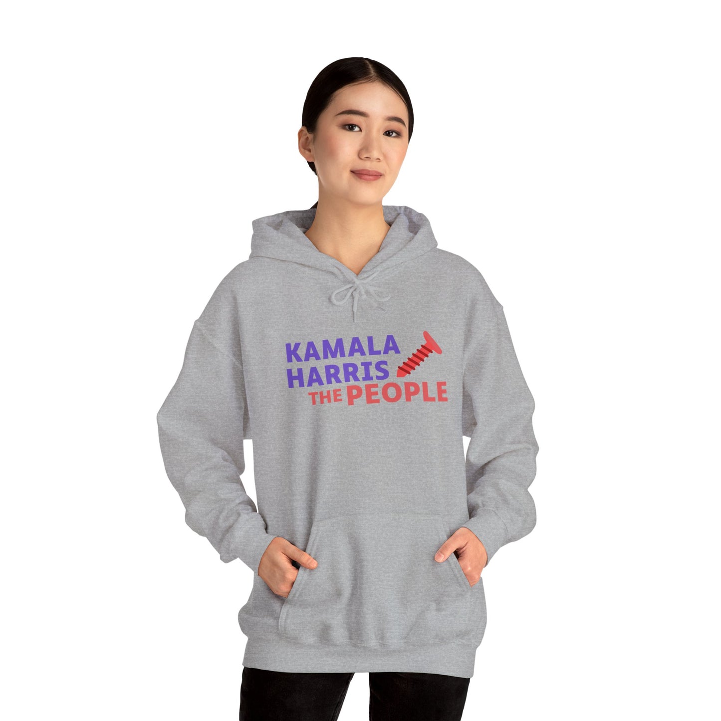 Kamala Harris "Screwing the People" Gildan Unisex Hoodie