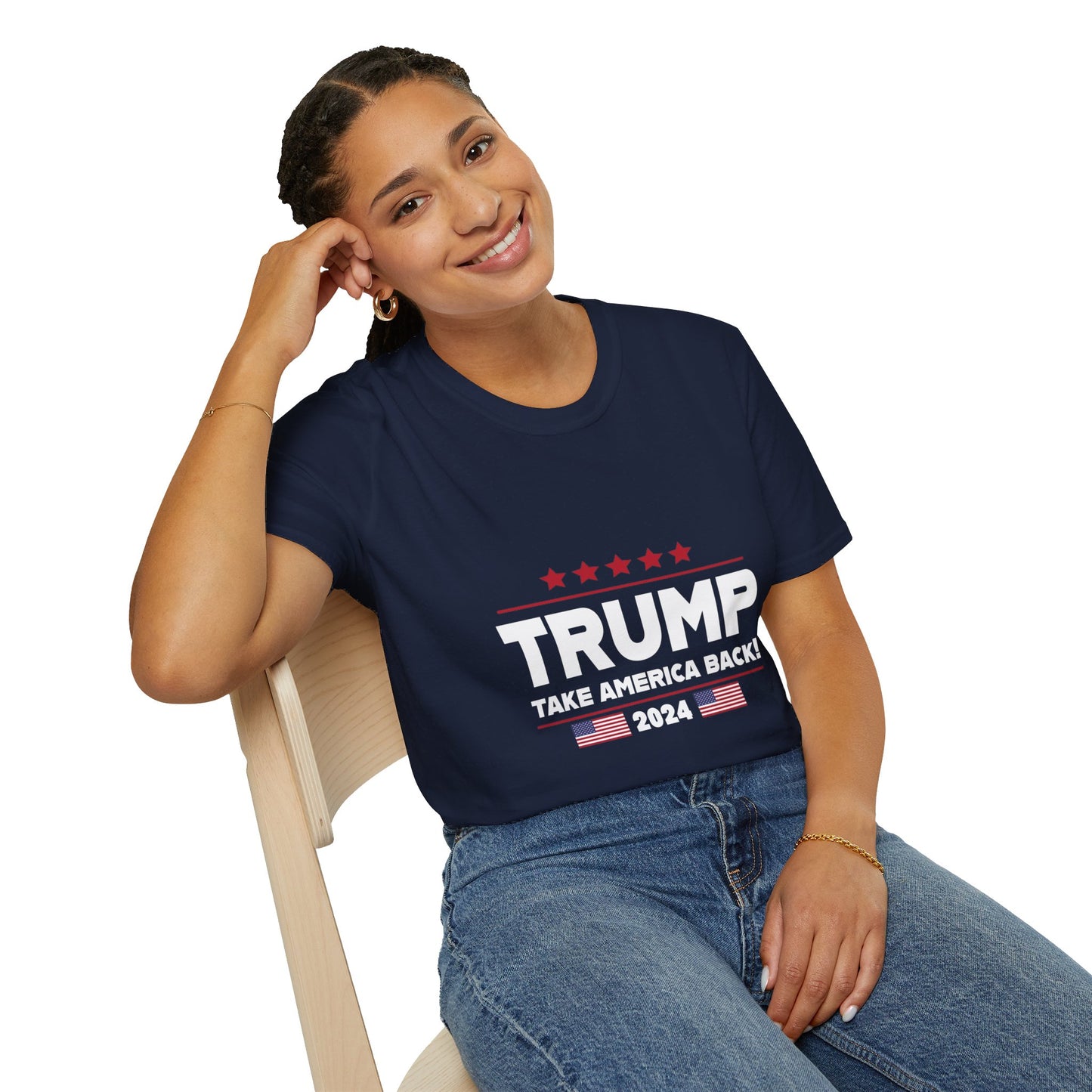 Trump Take America Back - Premium Soft-Style Dark T-Shirt