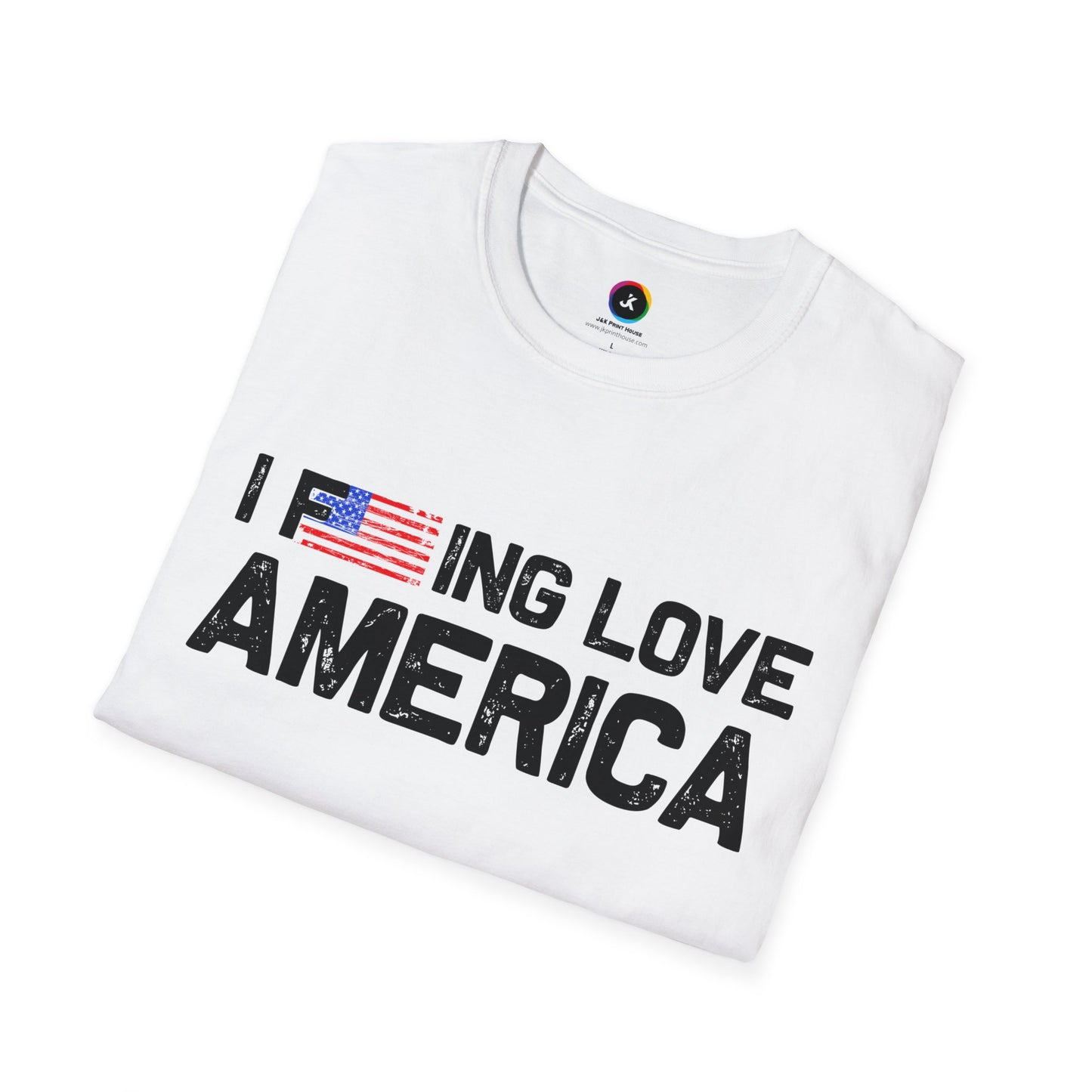 F***ing Love America - Premium Softstyle  Light T-Shirt