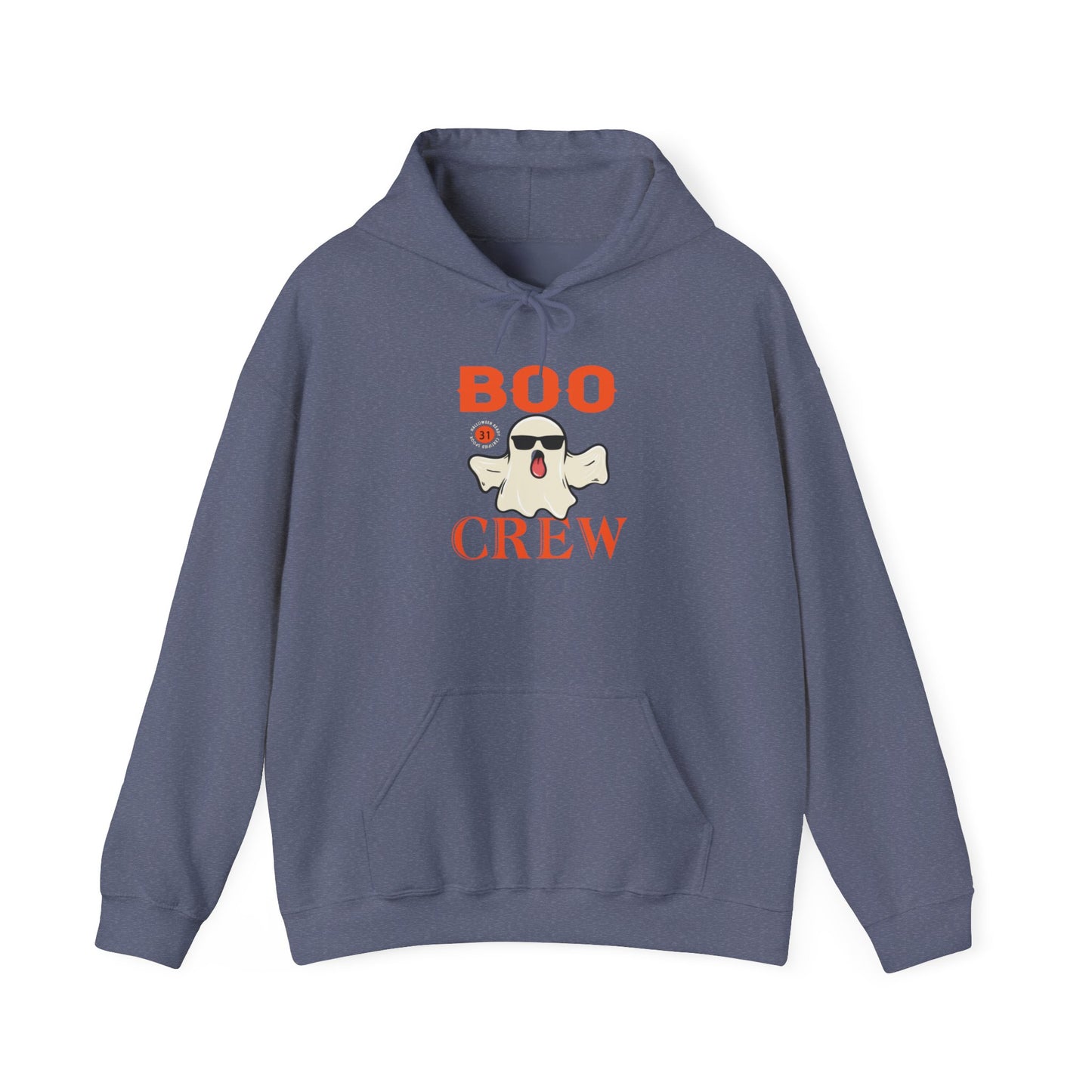 Boo Crew Halloween Hoodie | Spooky Season Ghost Sweatshirt