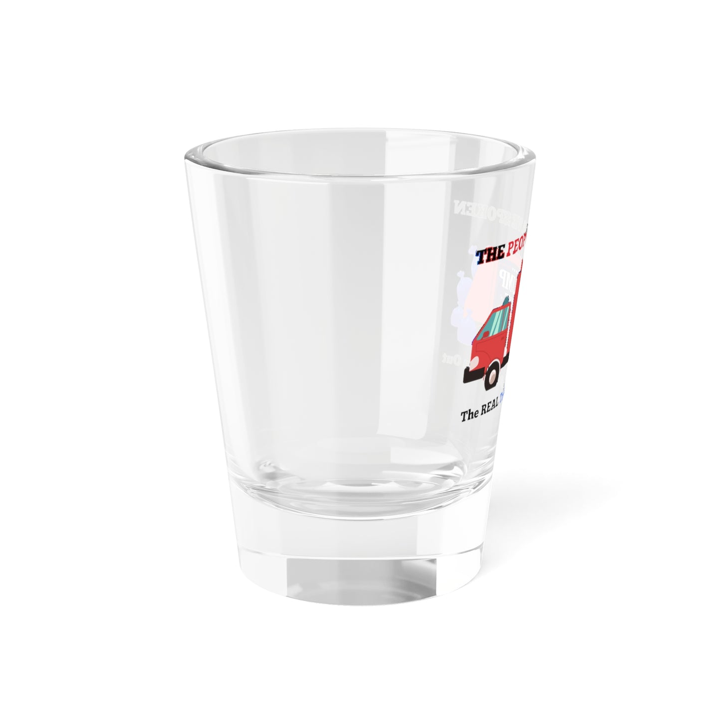 Limited Edition Trump 2024 Taking The Trash Out Shot Glass, 1.5oz - Election Collectable