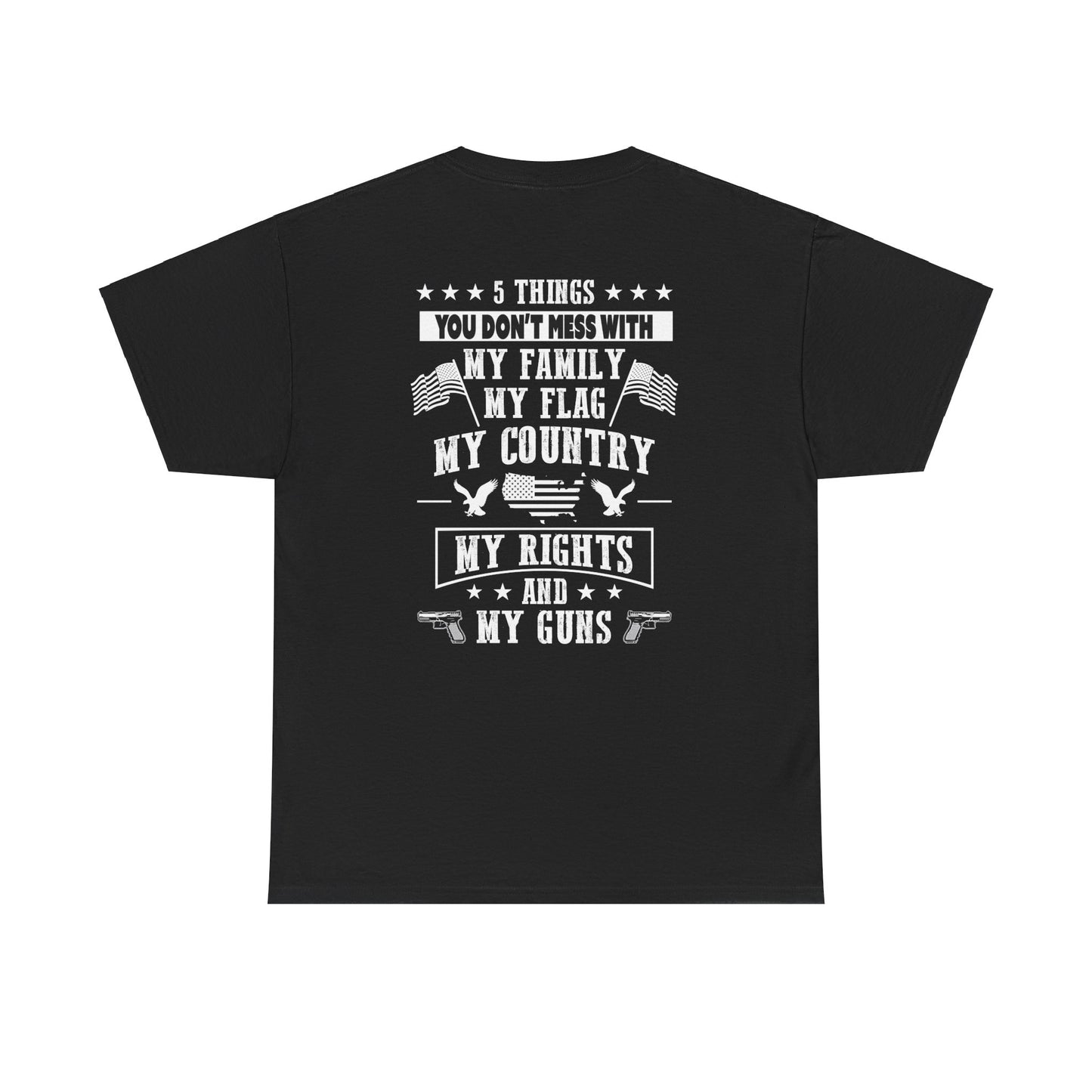 5 Things You Don't Mess With - Premium Dark T-Shirt