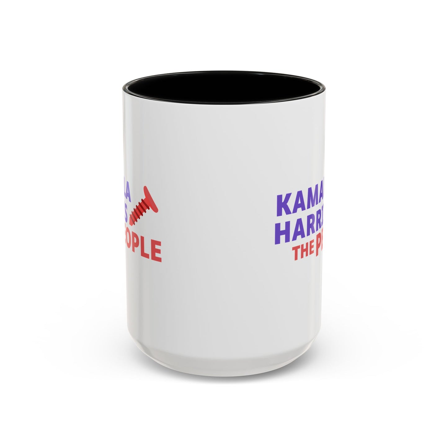 Kamala Harris "Screwing the People" Accent Coffee Mug – 11oz & 15oz