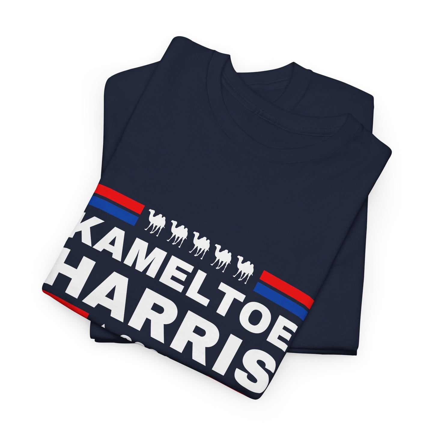 Kameltoe Harris 2024 - Vote Trump - Premium Dark Gildan T Shirt