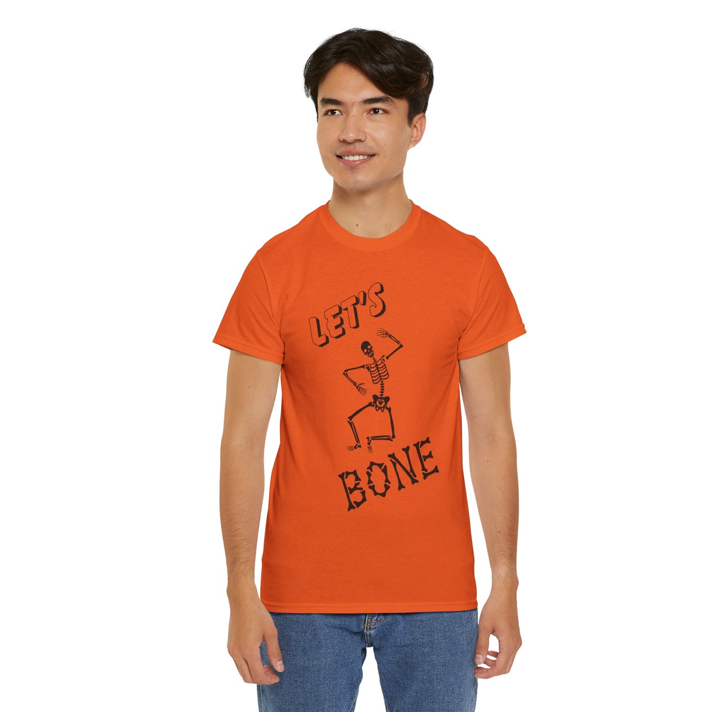 Let’s Bone Halloween Skeleton Gildan T-Shirt