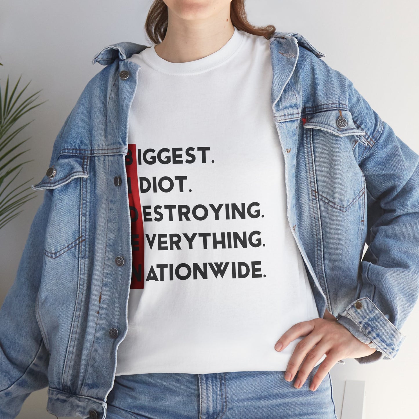 Biden Acronym Politically Incorrect - Premium Light T-Shirt